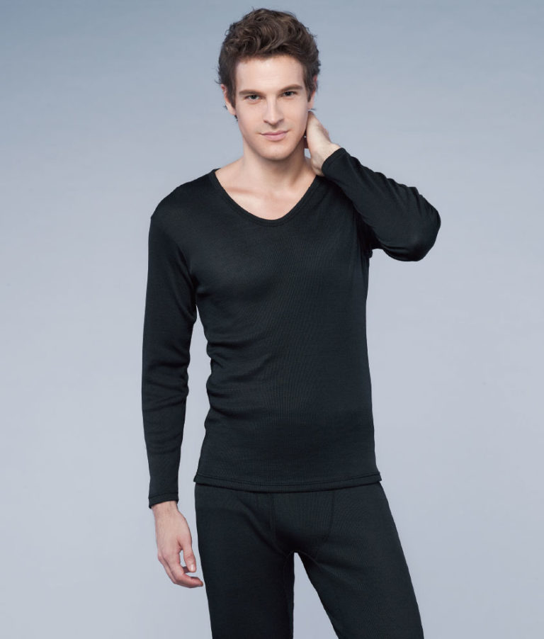 *負離子*親柔男長袖UW158 妮芙露NEFFUL*妮美龍 Neoron纖維*