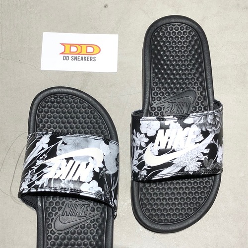 nike benassi floral print