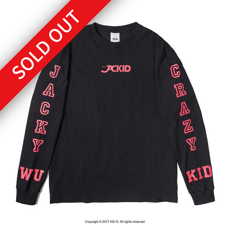 JACKID ® 雙袖標語長T