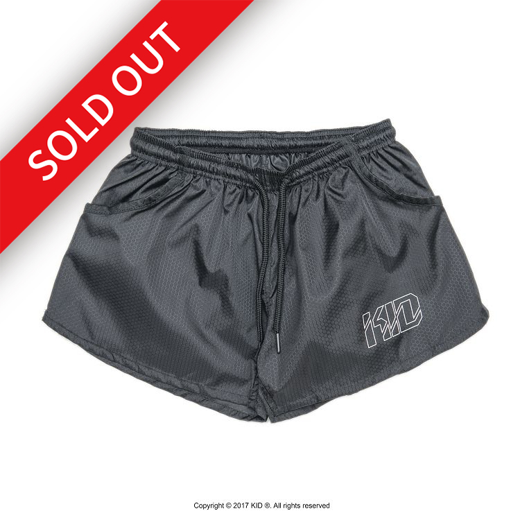 KID ® 蜂巢紋教練短褲 黑 (女版)