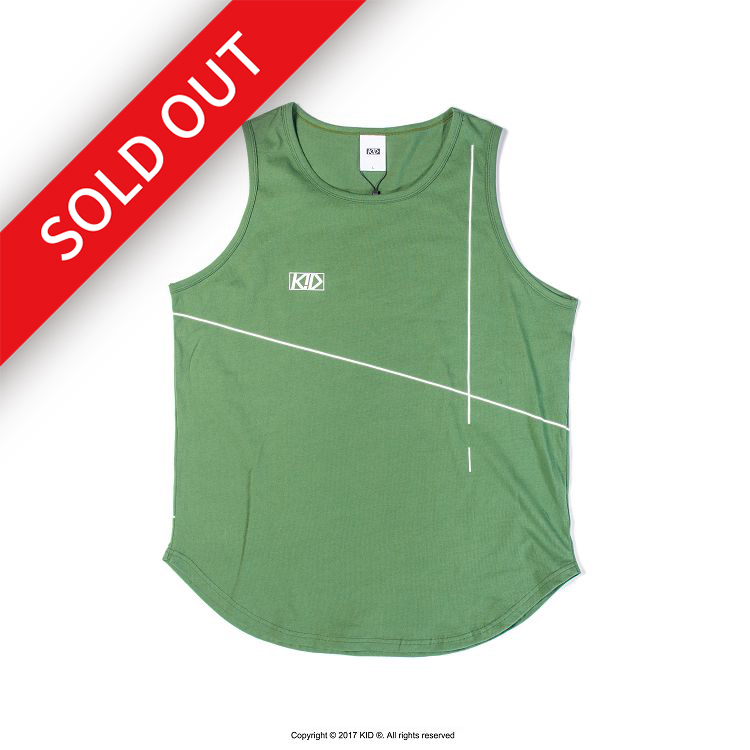 KID ® 線條背心 軍綠