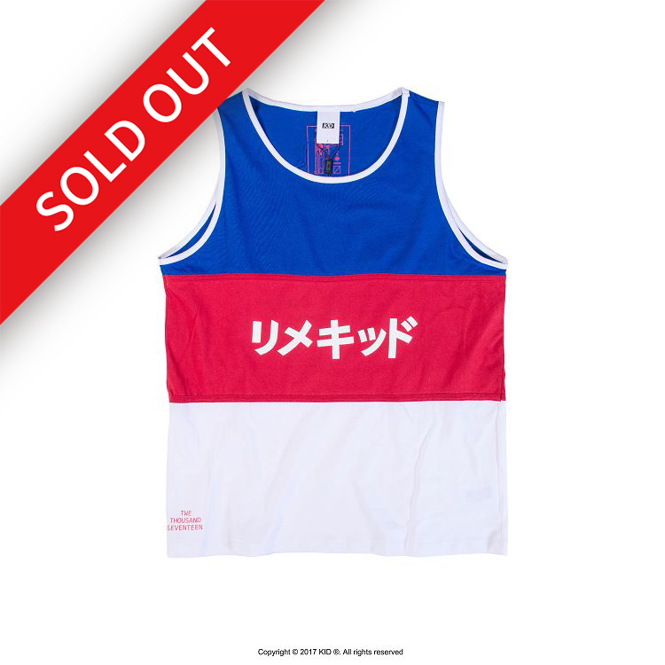 KID ® 色塊拼接背心 日字款