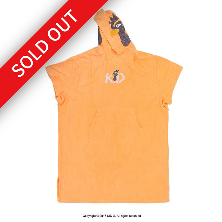 KID ® 浴巾衣 雞年限定 哈密瓜橘