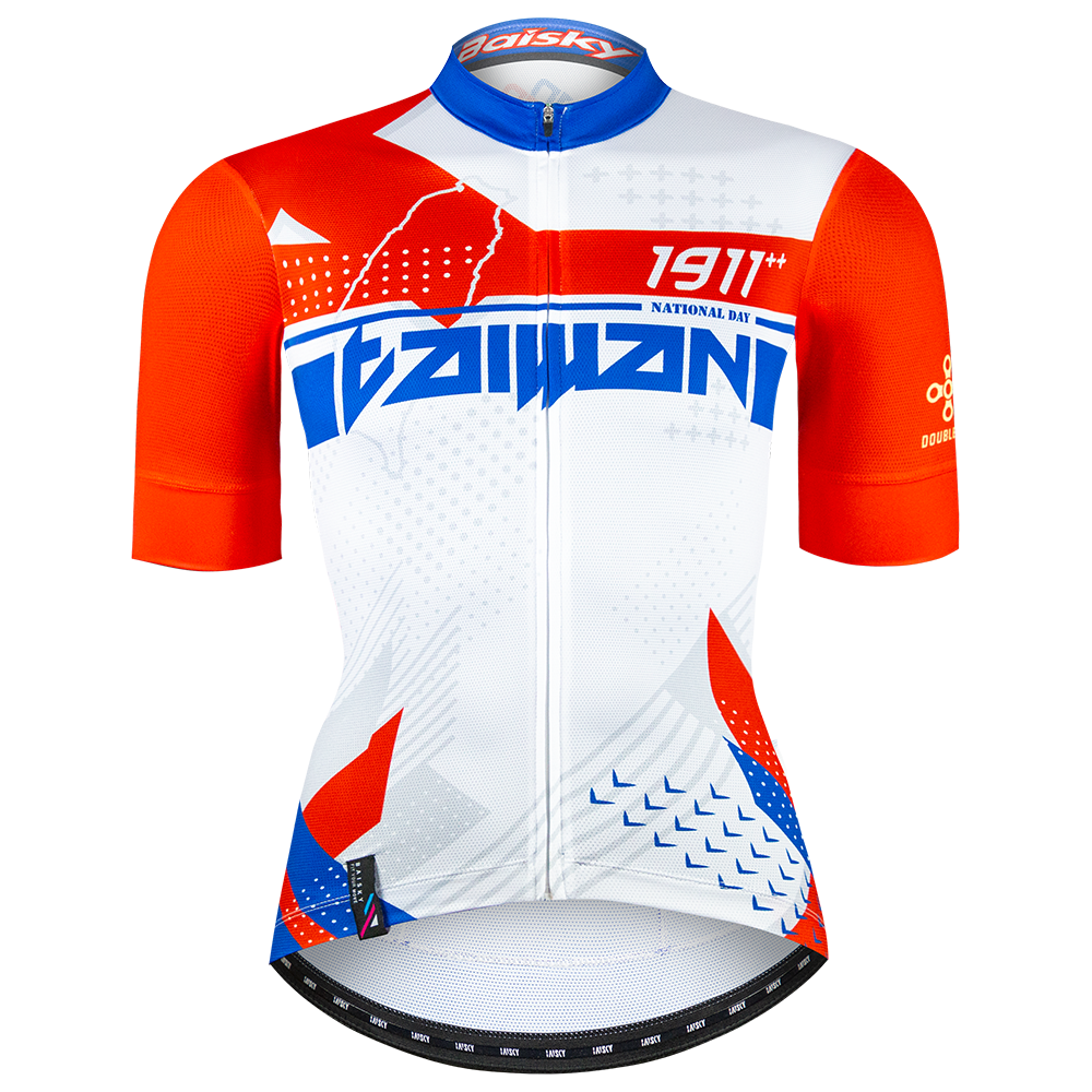 男款短車衣 雙十歡慶版 白 (2018年度國慶款)