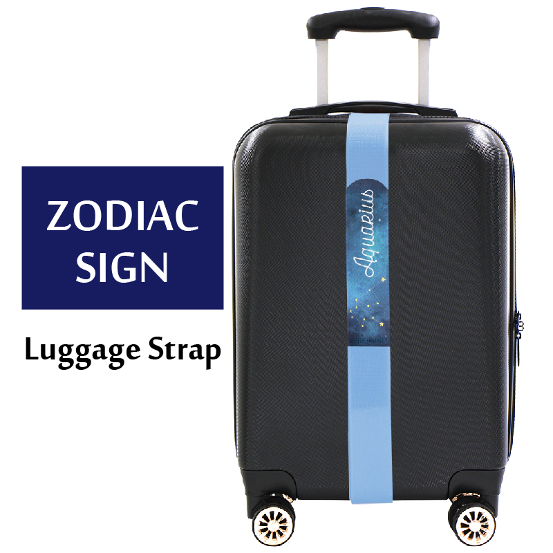 Zodiac Signs Adjustable Luggage Cinch Strap