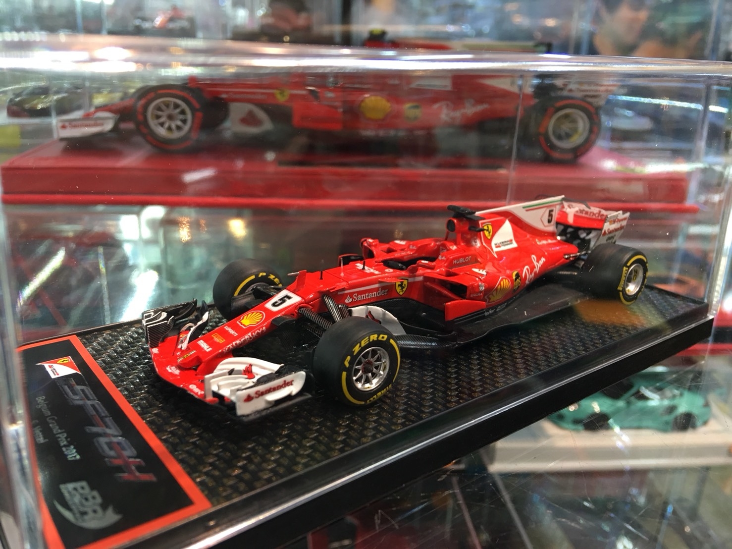 BBR Ferrari SF70-H GP Belgio SPA Francorcham 2017 1/43