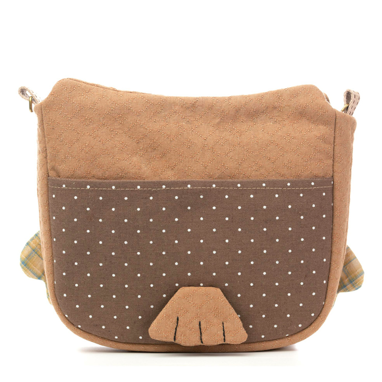 販售原尺寸【紙型+彩色說明書】鷹為愛貓頭鷹斜背包