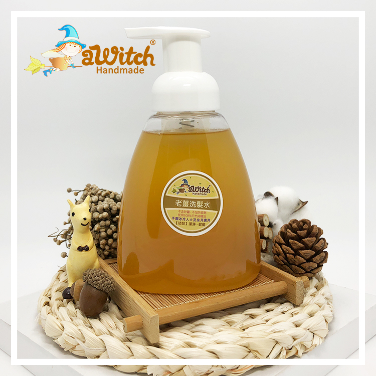 老薑洗髮水 （300ML起泡樽裝 / 1L 環保補充裝） (人氣 No. 2)