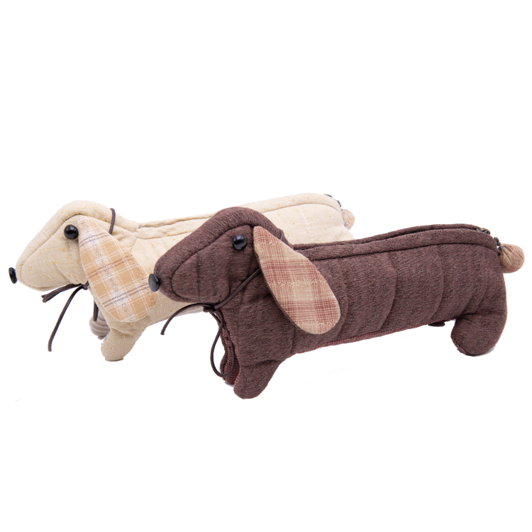 可愛臘腸狗筆袋 (材料包)