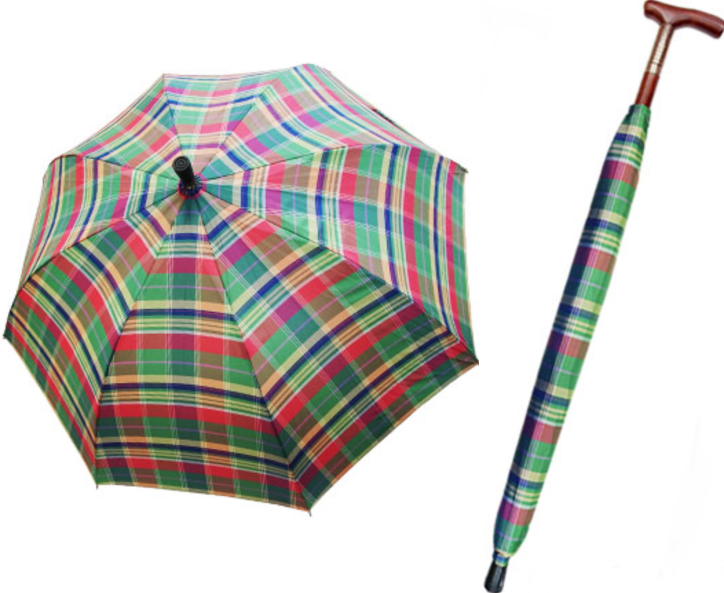 可調高健行雨傘