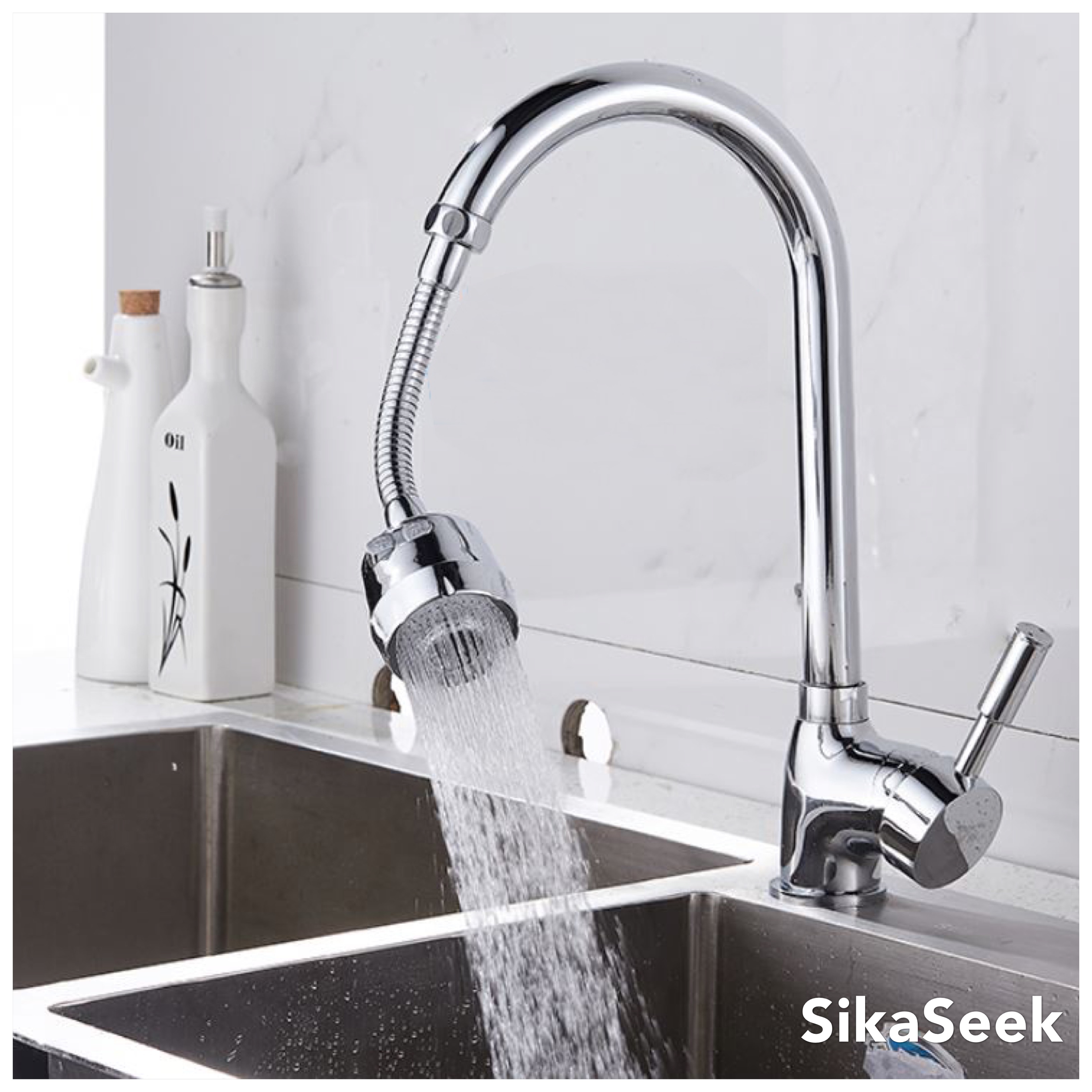 「不銹鋼」360度變頻增壓節水水龍頭