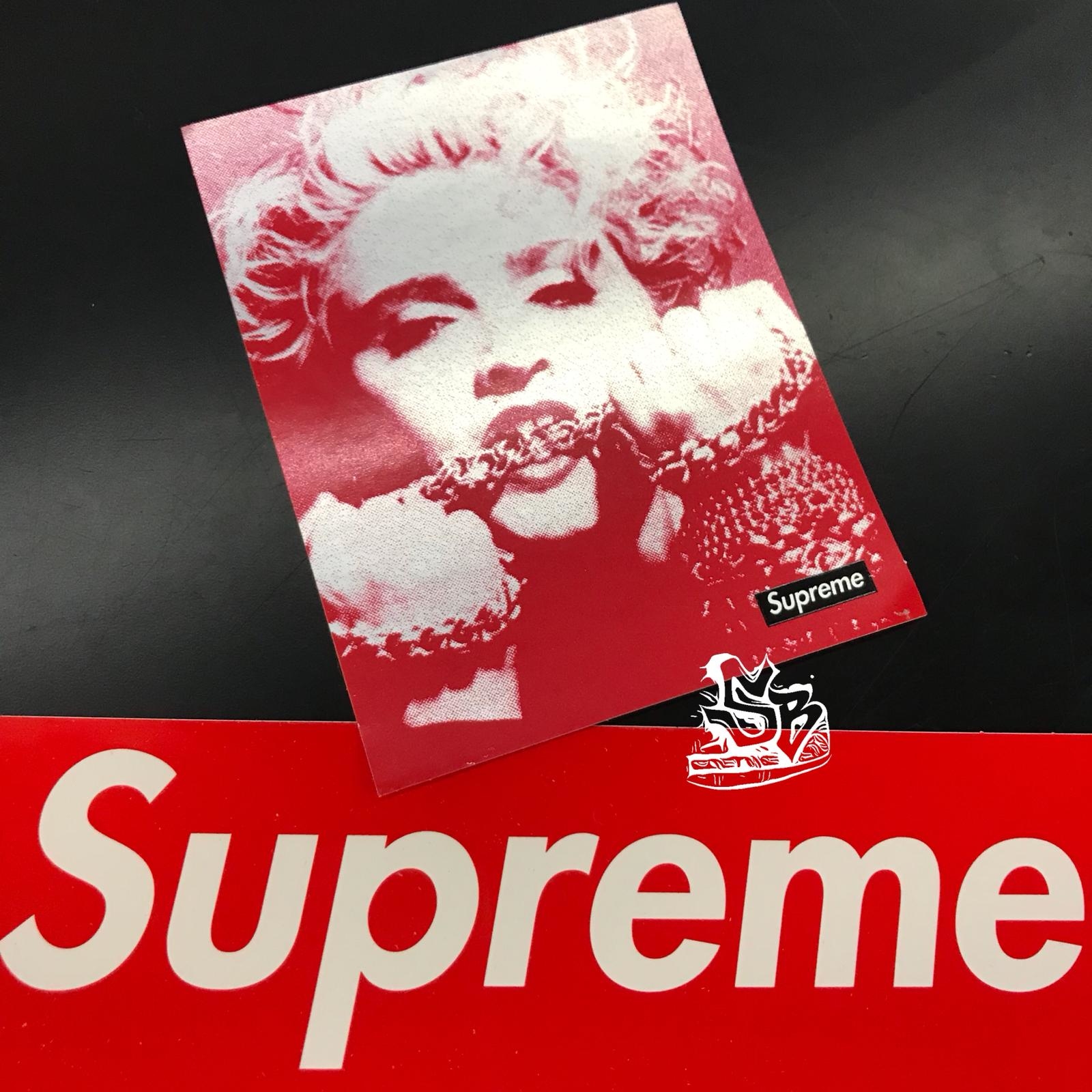 supreme madonna sticker