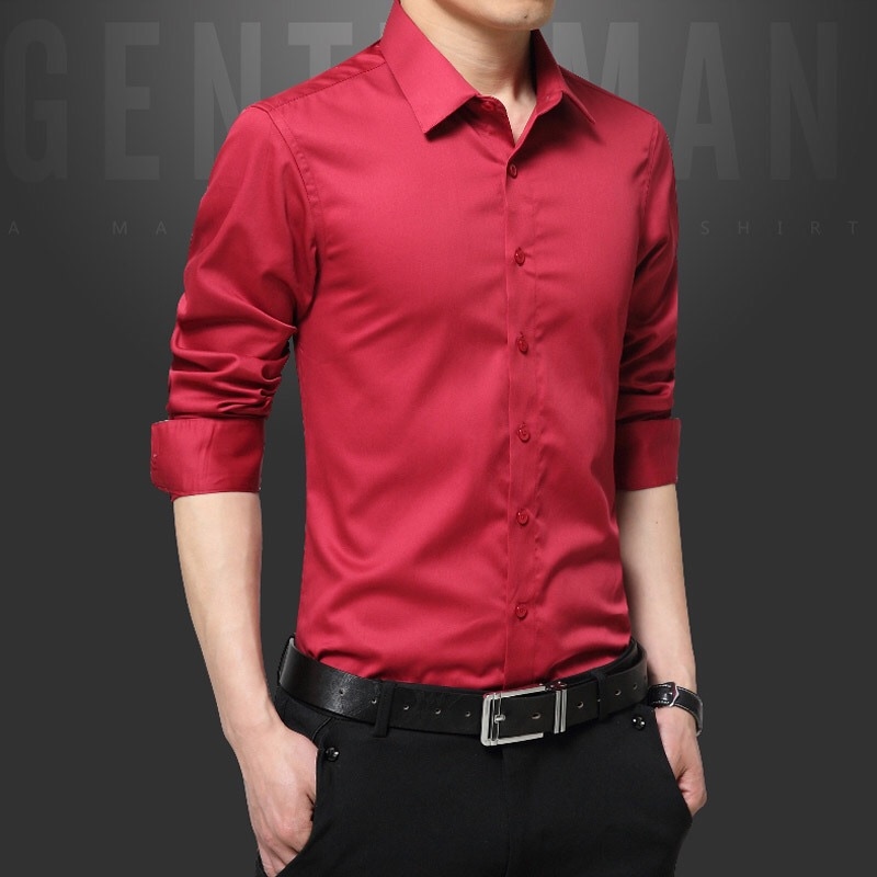 男士修身襯衫