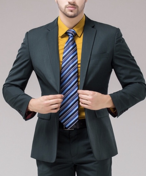 時尚合身剪裁伴郎西服