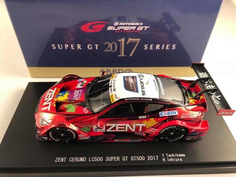 EBBRO 45521 ZENT CERUMO LC500 SUPER GT GT500 2017 1/43