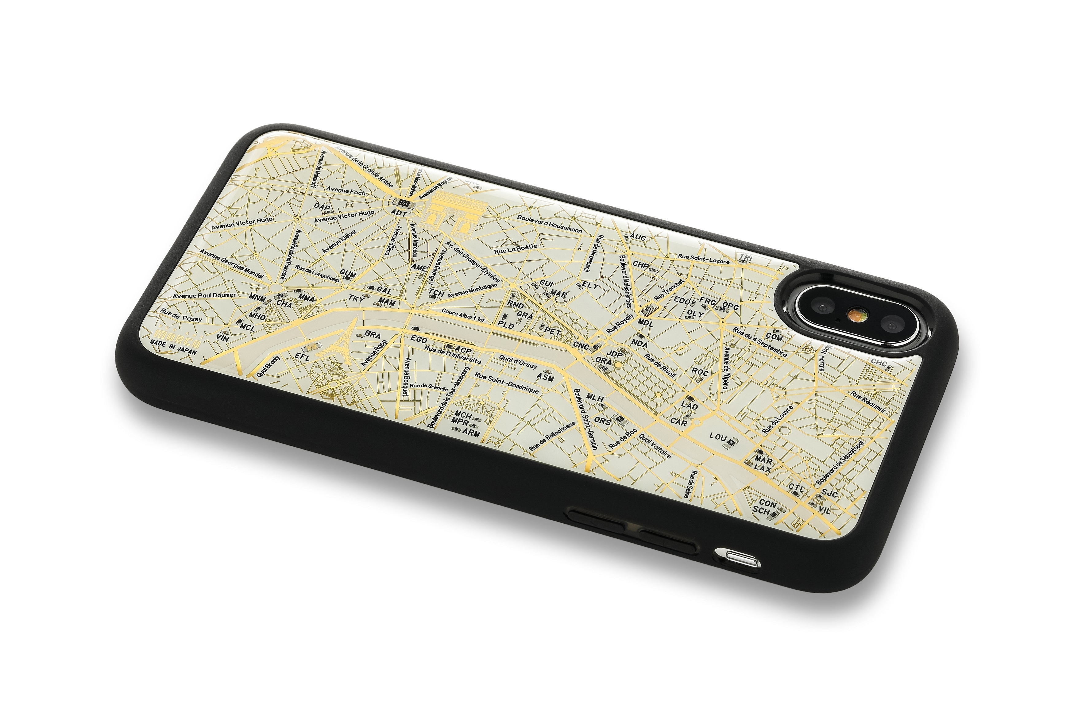 FLASH 巴黎電路線圖 iPhoneX/XS 手機殼 ( 白色 )