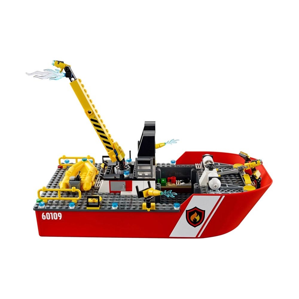 Lego樂高城鎮系列消防船