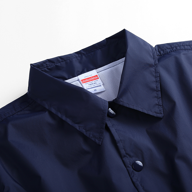 日本授權 United Athle 7059-01 尼龍防風 教練外套