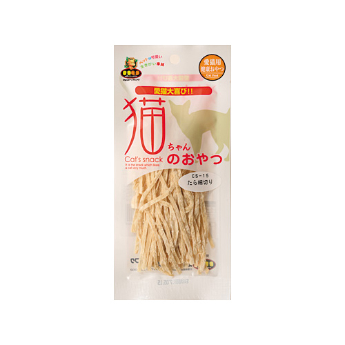 日本MU-貓鱈魚切絲18g 貓零食