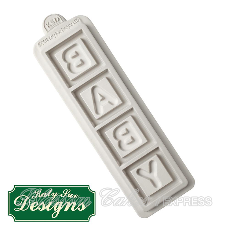 Katy Sue Baby Blocks - Silicone Mould
