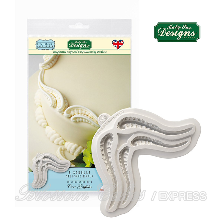 Katy Sue S Scrolls - Silicone Mould