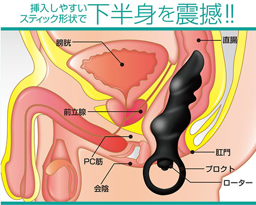 A-One - Procto Stick Joy 前列腺震動按摩器
