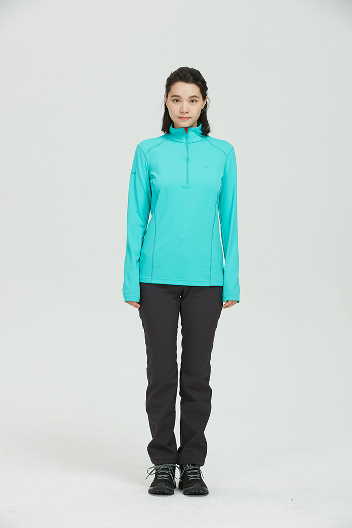 【Schoffel】女保暖長袖立領衫 / 8SL10-12171-[藍]