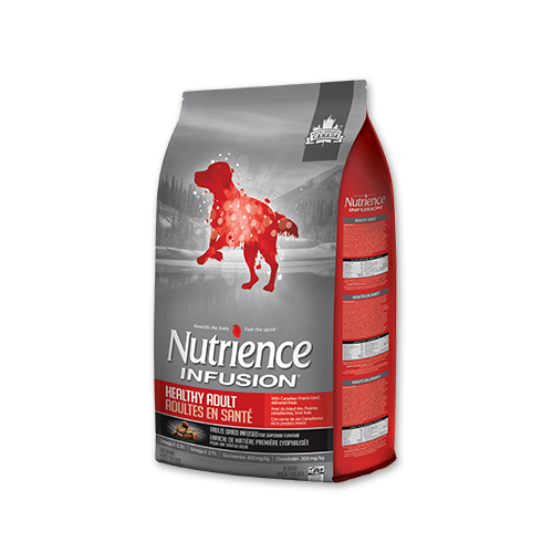 Nutrience紐崔斯-Infusion系列-成犬(牛肉+豬肉)|狗飼料