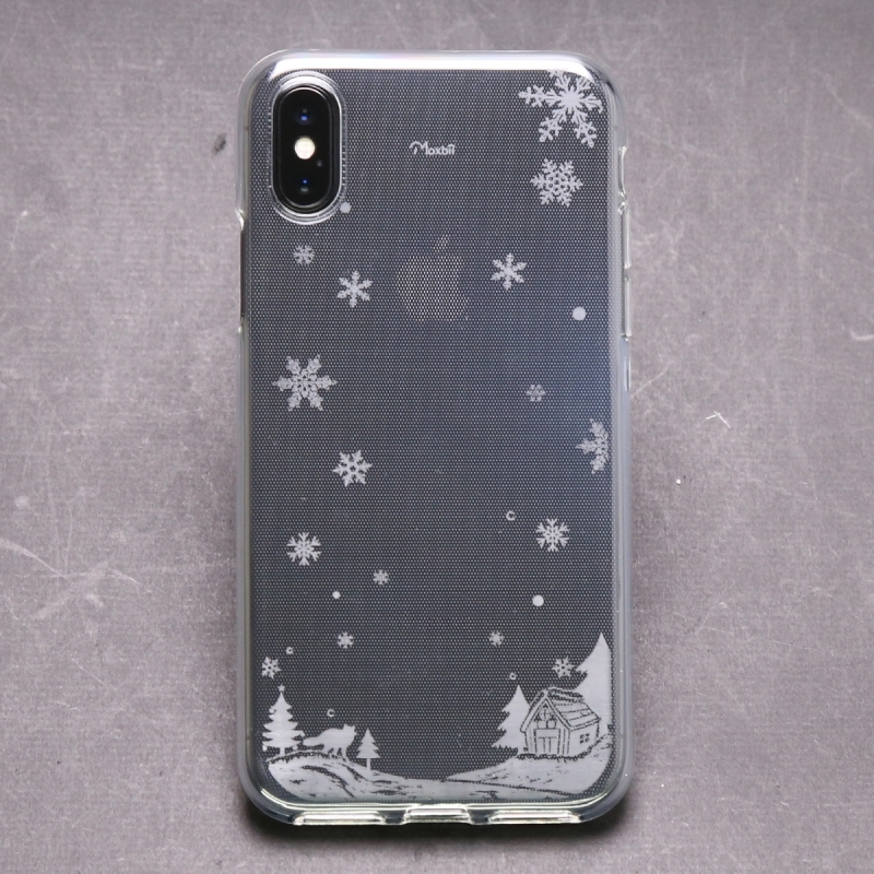 <iPhone>雪夜 光雕保護殼