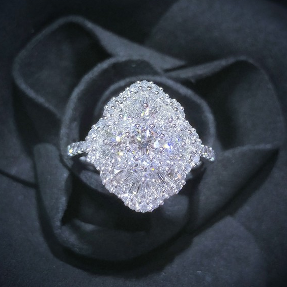 18K White Gold 1.46ct Diamond Ring