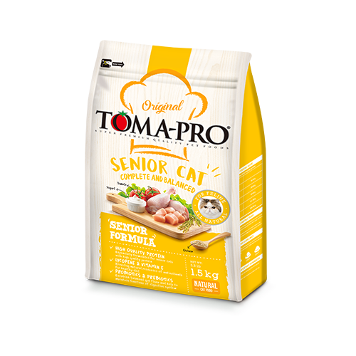 優格 經典系列-高齡貓雞肉+米(高纖低脂配方) |貓飼料