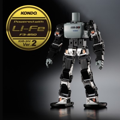 KHR-3HV Ver.2人型機器人-含Li-Fe電池組-日本近藤機器人KONDO 