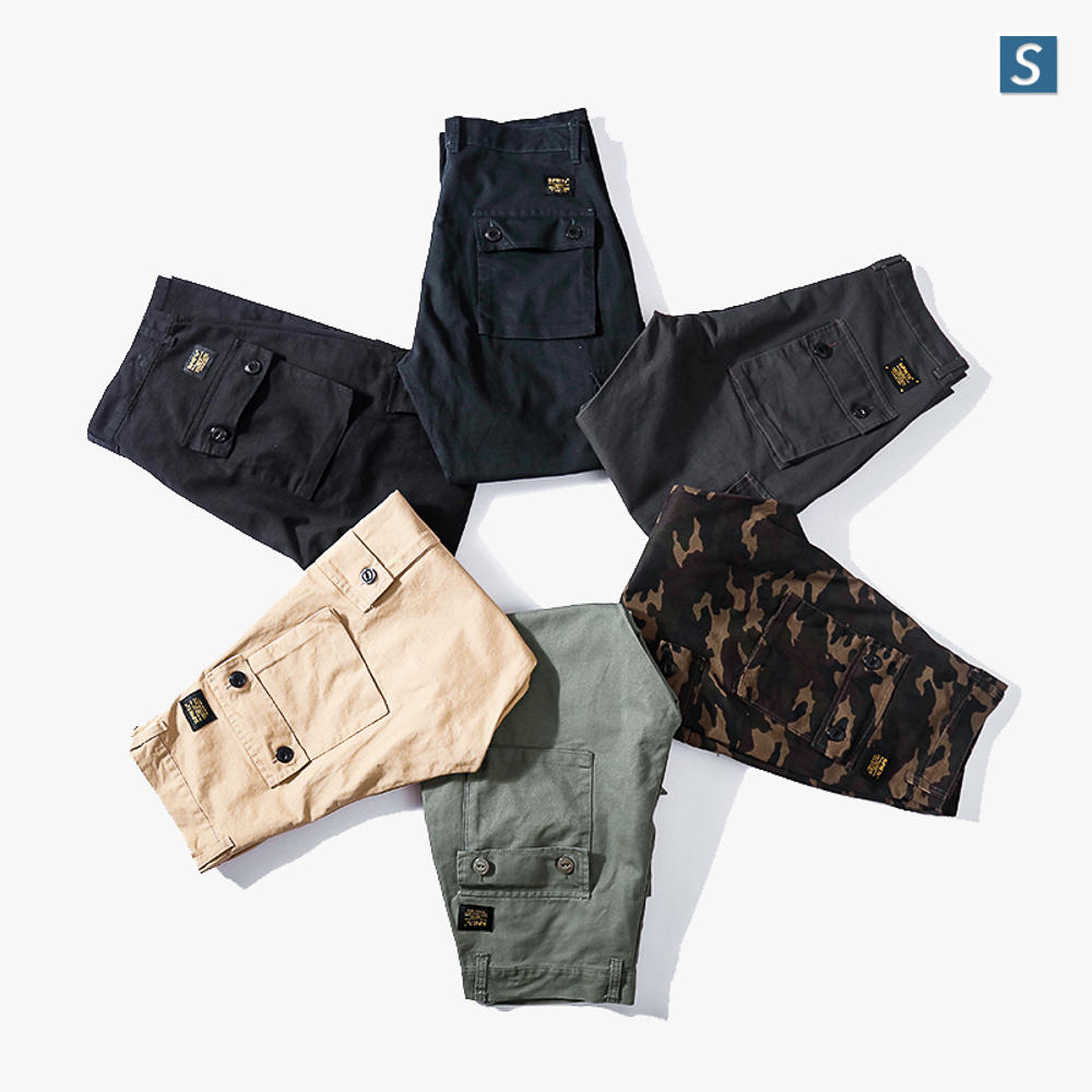 19 S/S｜七口袋 軍裝長褲｜6色