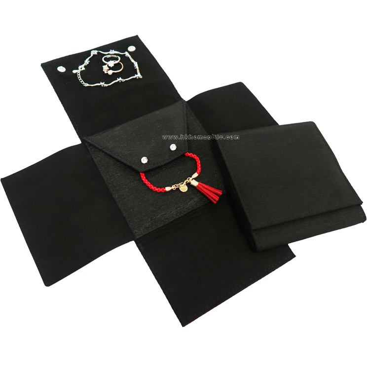 Sandy - 織花仿絲手鍊收納袋