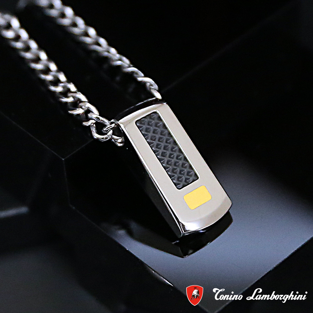 藍寶堅尼Tonino Lamborghini IL PRIMO Yellow 項鍊 防抗過敏 SUS316L頂級不鏽鋼 義大利精品