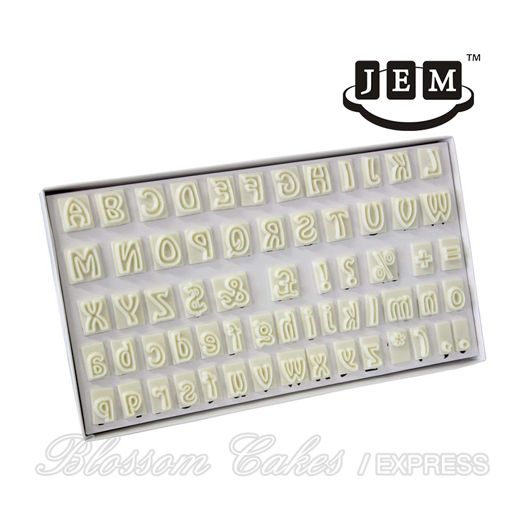 JEM Alphabet Cutters, Set of 64