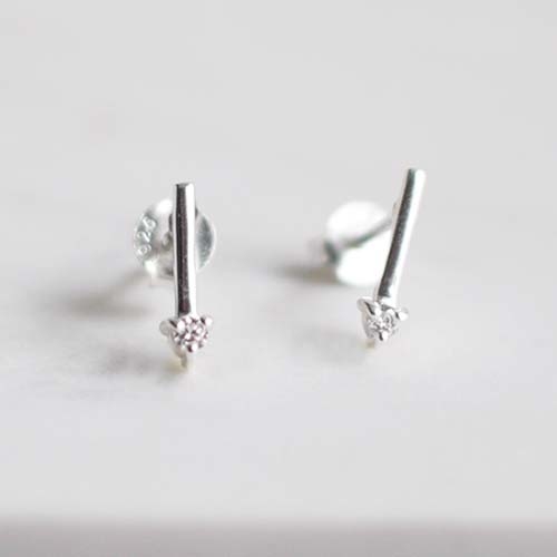 微微一笑純銀耳環/DE710