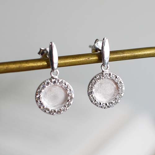 最美的悸動純銀耳環/DE711