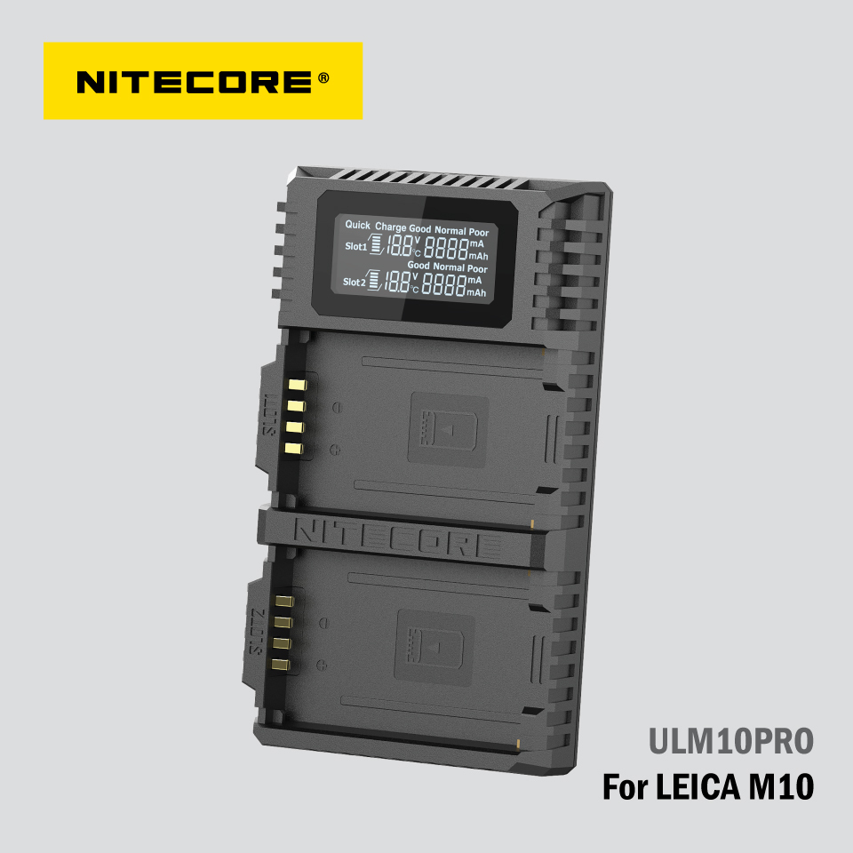 NITECORE 相機USB充電器- Leica BP-SCL5 (M10) 電池適用[保用2年]
