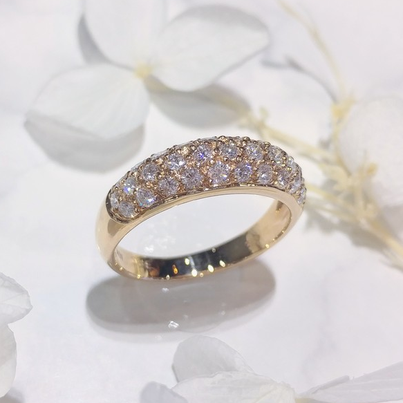 18K Rose Gold 0.68ct Diamond Ring