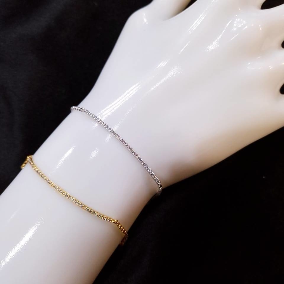 一字精緻抽繩手鍊