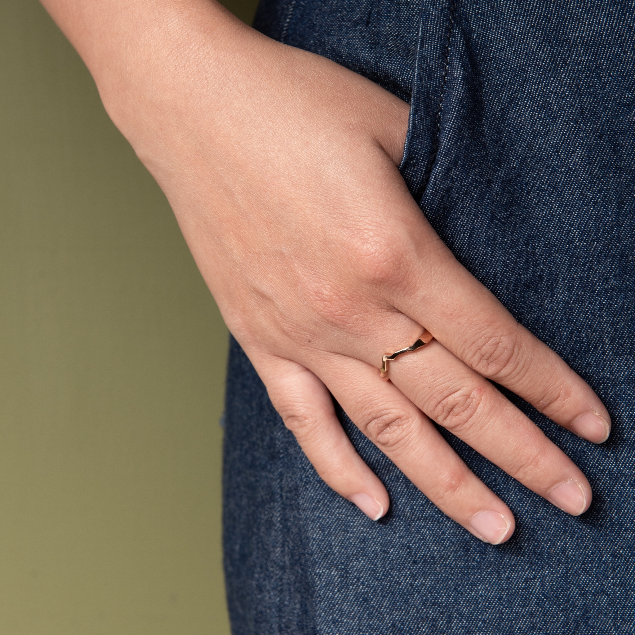 CLASSIC M Thin Ring Rose