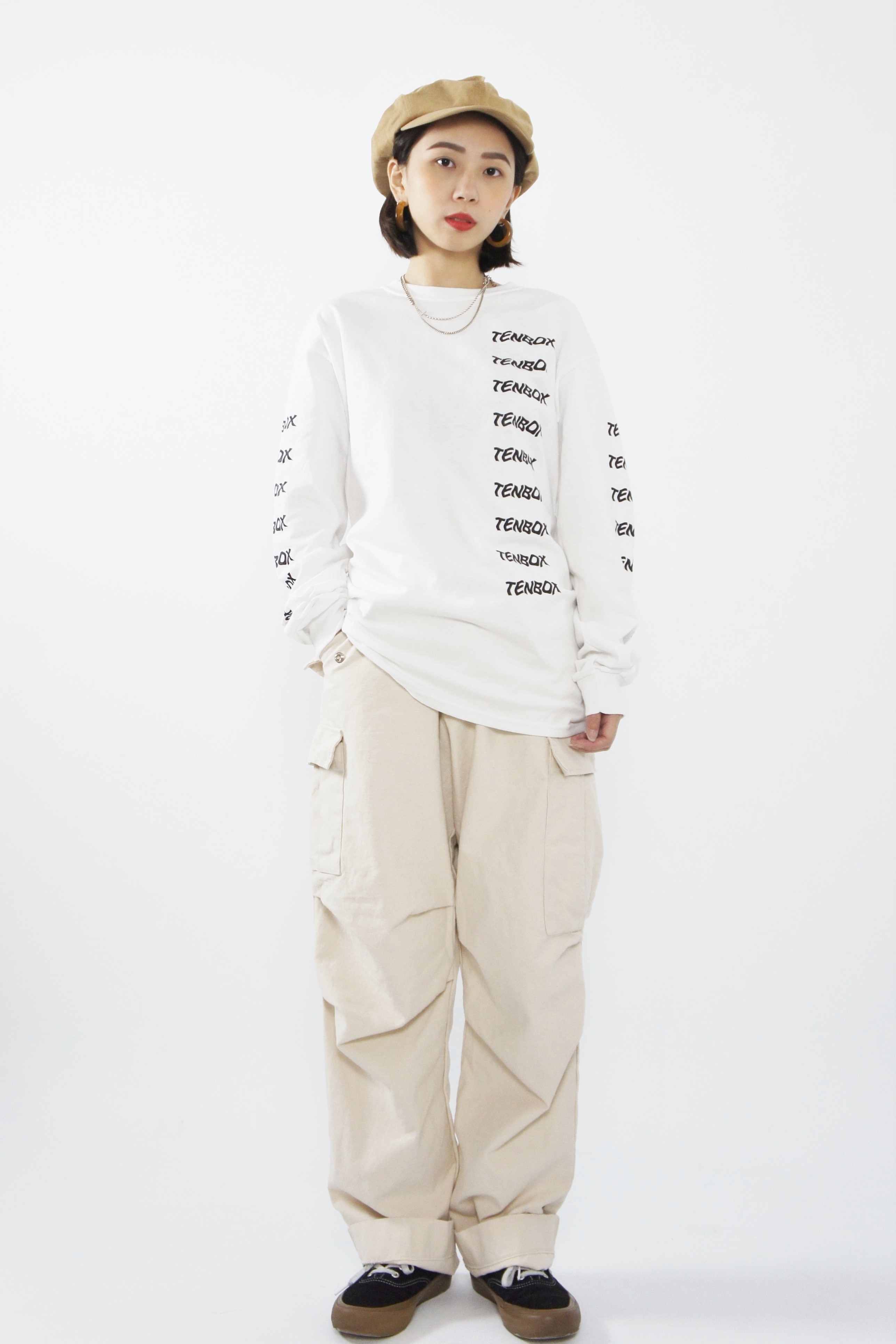 10匣 LOGO 長袖 TEE