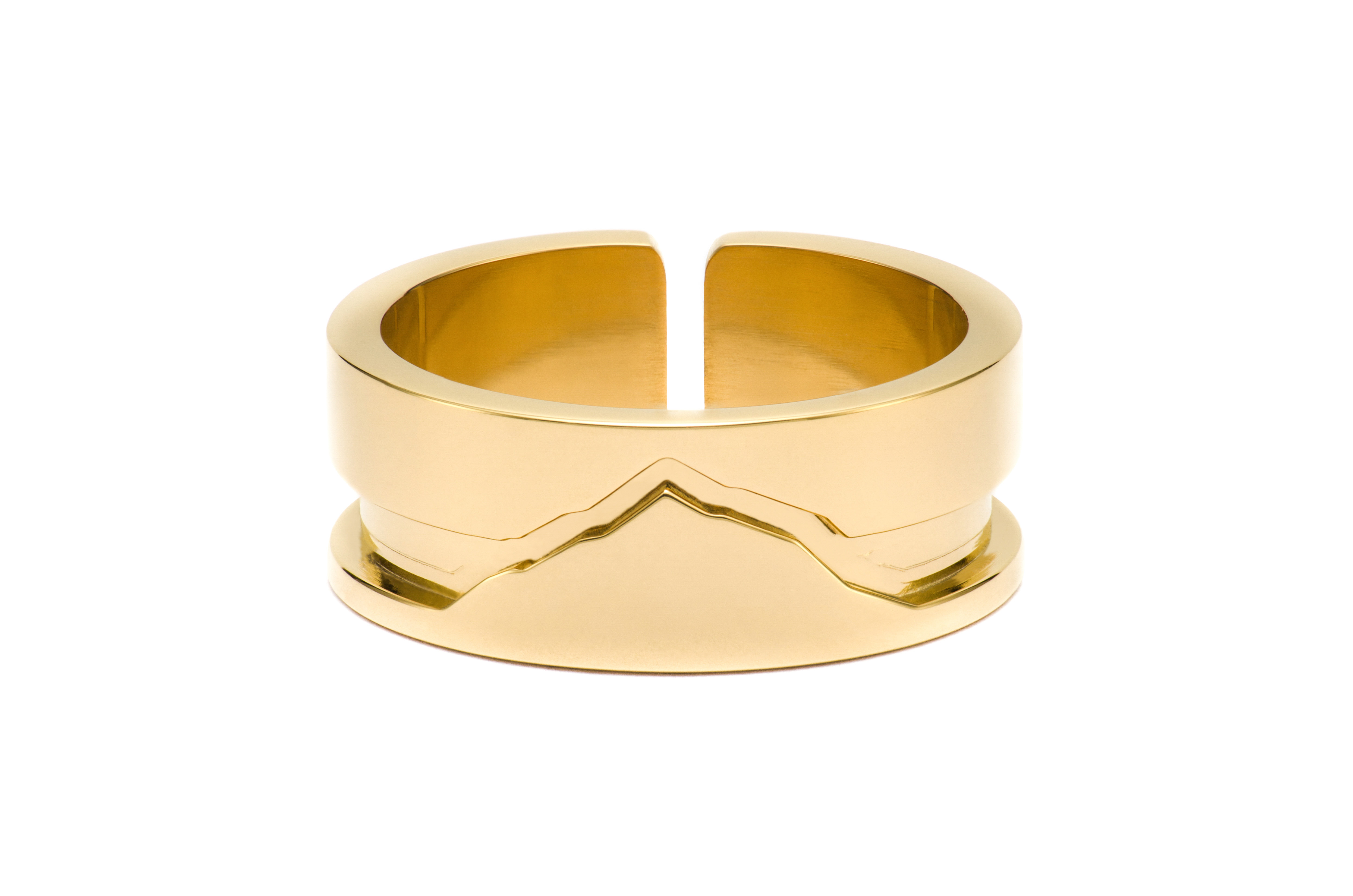 CLASSIC M Thick Ring Gold