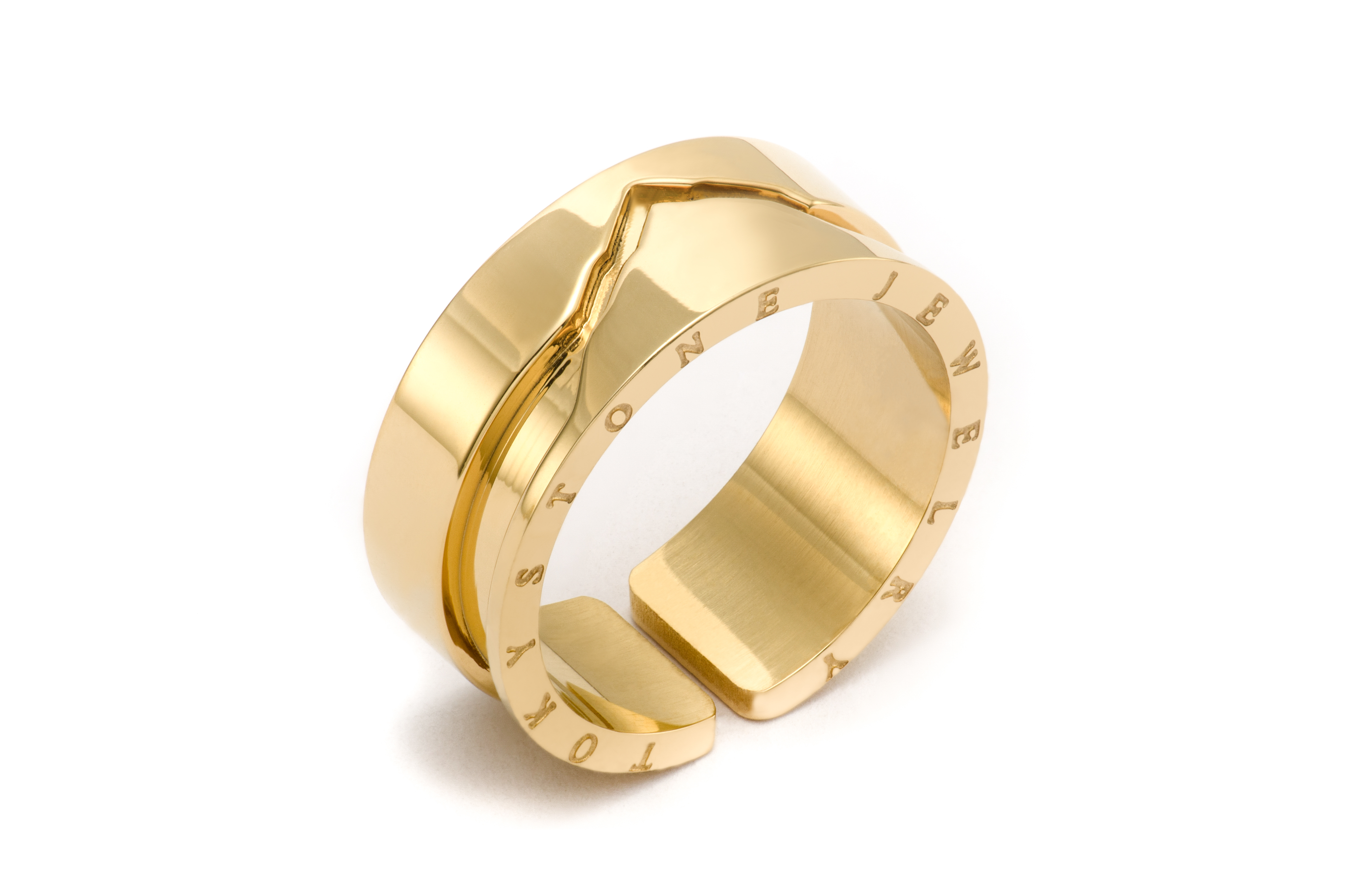 CLASSIC M Thick Ring Gold