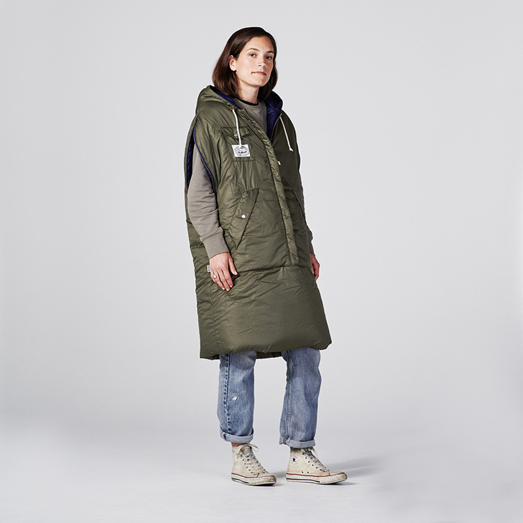 Poler THE NAPSACK 可雙面穿人形睡袋-深藍/綠