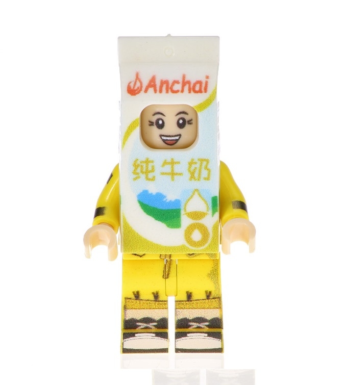 Buy 3 Get 34% Off - 01 Big Bricks Custom Drink Carton Mascotn Marvel DC SuperHeroes Minifigures Toy Mini figure Fit Lego Blocks PG1297
