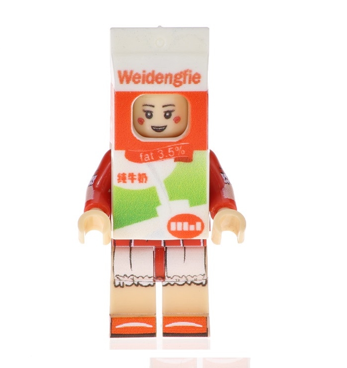 Buy 3 Get 34% Off - 01 Big Bricks Custom Drink Carton Mascotn Marvel DC SuperHeroes Minifigures Toy Mini figure Fit Lego Blocks PG1300