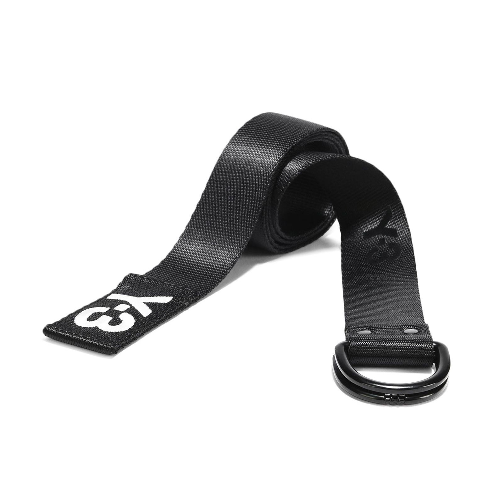 【 Y-3 Logo Belt BASIC帆布皮帶】
