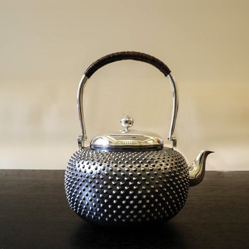 福介商店｜【佐野宏行-宏采】霰打湯沸銀壺2L